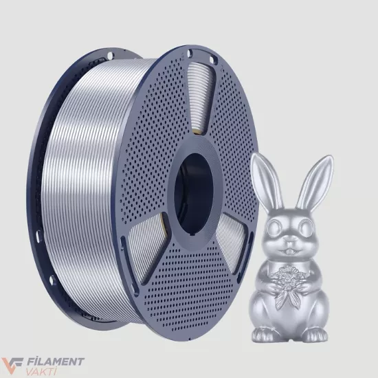 Sunlu Silk PLA+ Filament - Gümüş