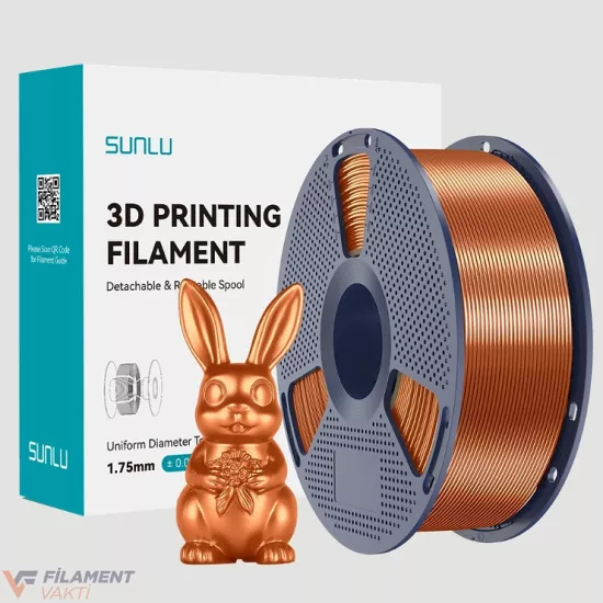 Sunlu Silk PLA+ Filament - Kızıl Bakır