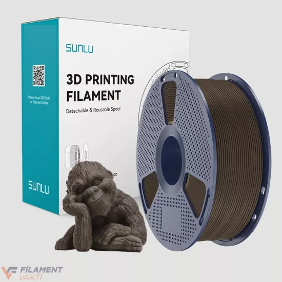Sunlu Wood Ahşap PLA Filament - Ceviz