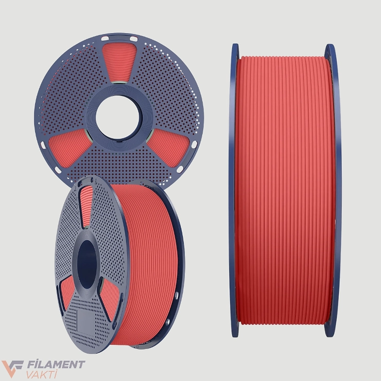 Sunlu PLA Mat Filament - Kırmızı