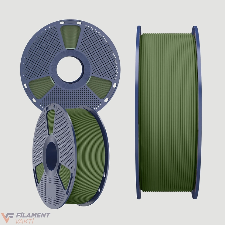 Sunlu PLA Mat Filament - Zeytin Yeşili
