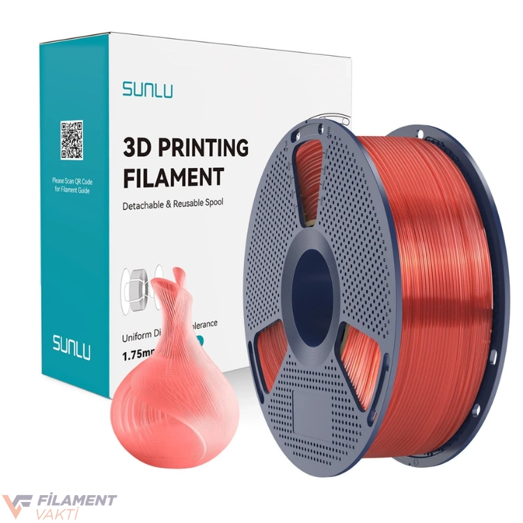 Sunlu PLA Şeffaf Filament Çilek Reçeli