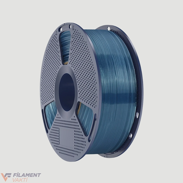 Sunlu PLA Transparan Filament Okyanus Puslu Mavi