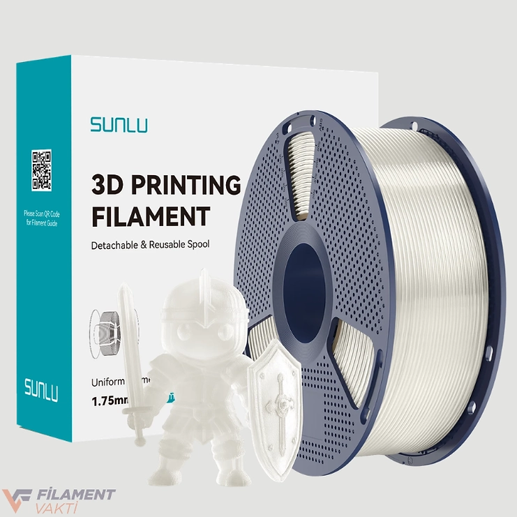 Sunlu / Jayo Transparan PLA 1.75mm 1kg Şeffaf