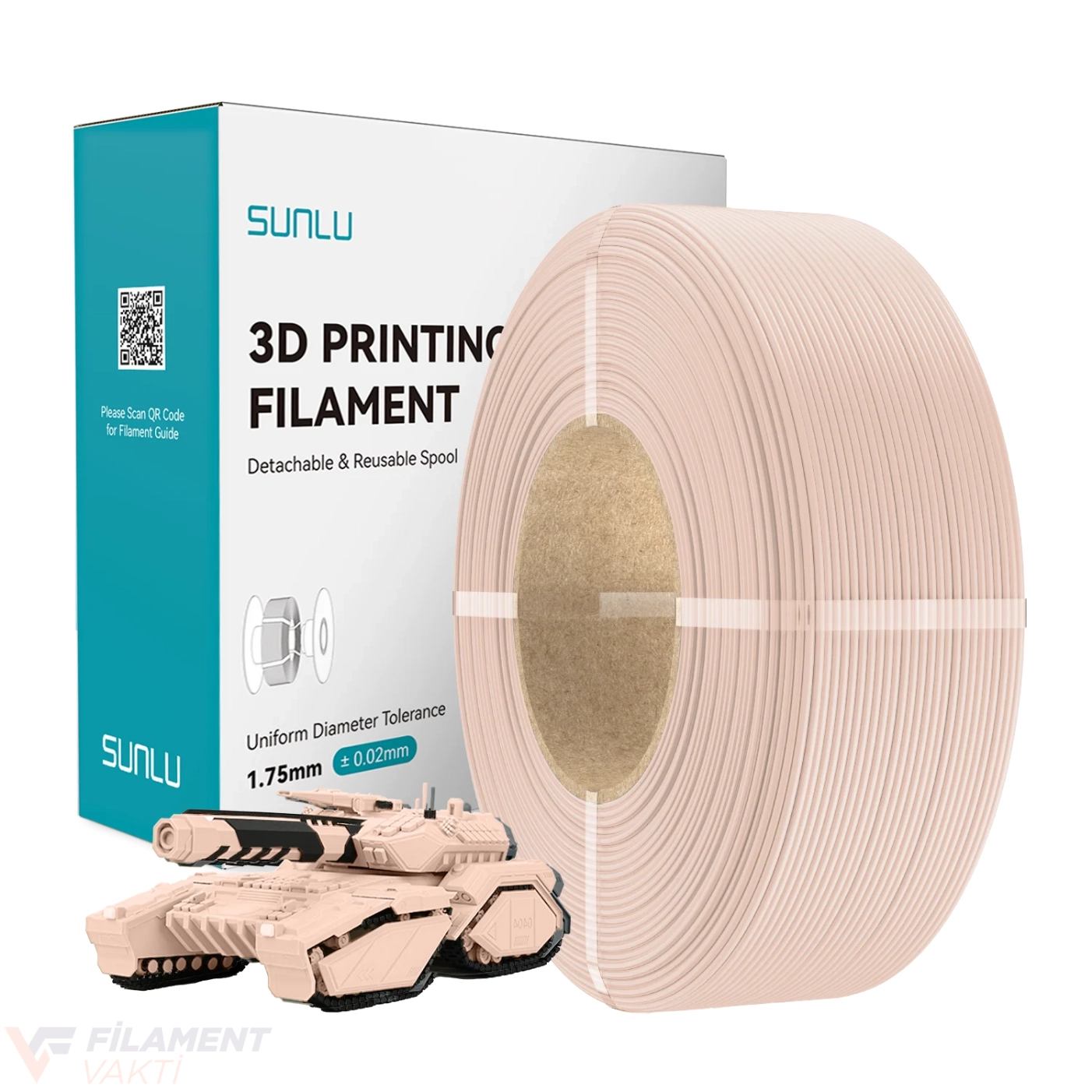 Sunlu Refill PLA Filament - Bej