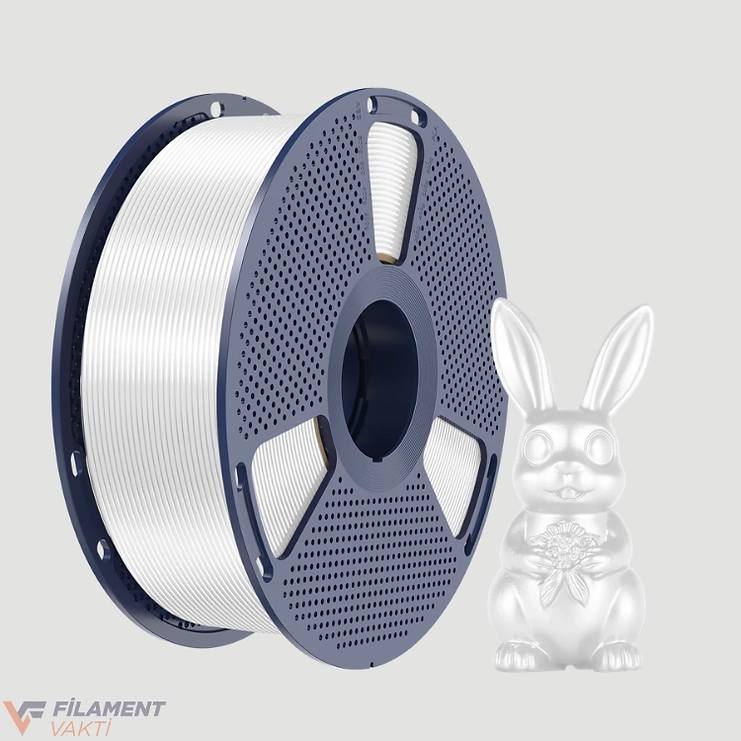 Sunlu Silk PLA+ Filament - Beyaz