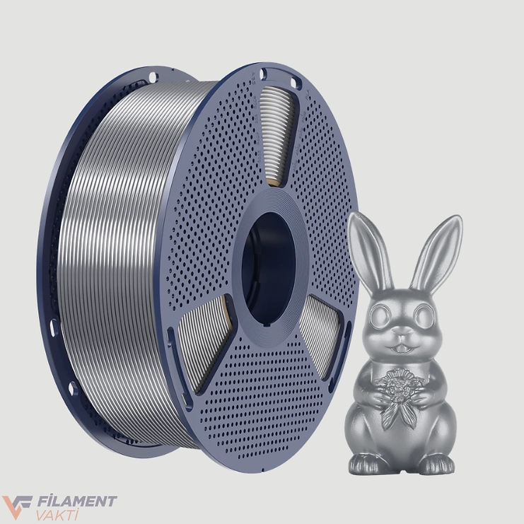 Sunlu Silk PLA+ Filament - Gri