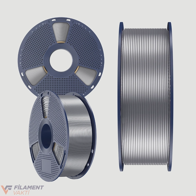 Sunlu Silk PLA+ Filament - Gri