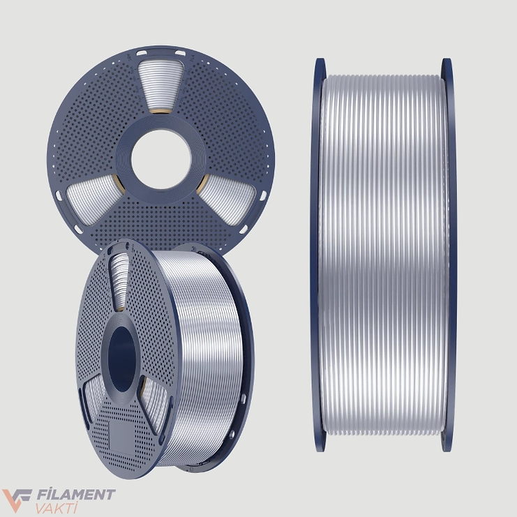 Sunlu Silk PLA+ Filament - Gümüş
