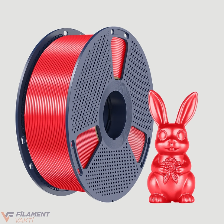 Sunlu Silk PLA+ Filament - Kırmızı