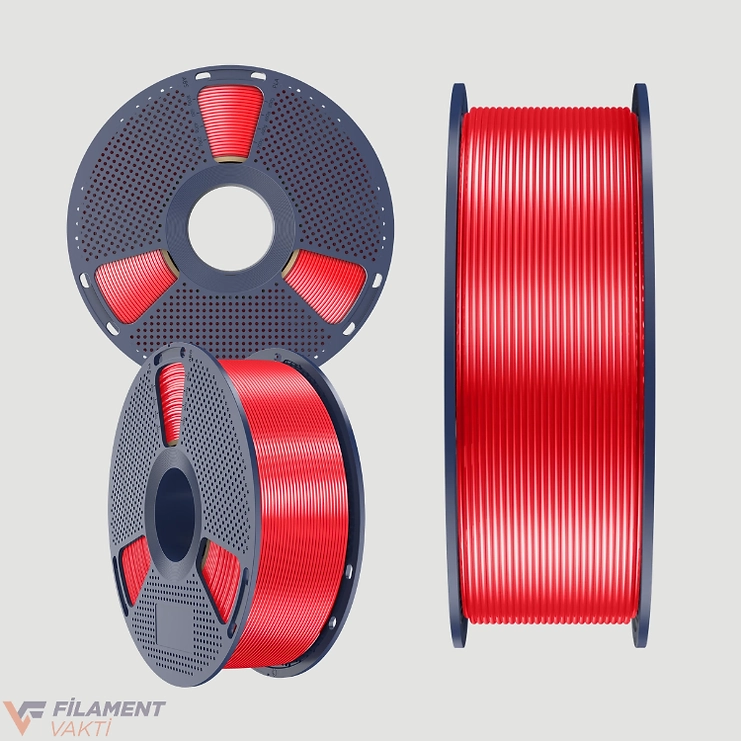 Sunlu Silk PLA+ Filament - Kırmızı
