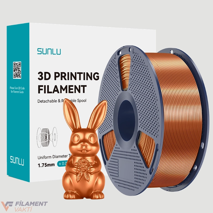 Sunlu / Jayo Silk PLA+ 1.75mm 1kg Bakır