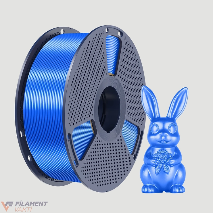 Sunlu Silk PLA+ Filament - Mavi