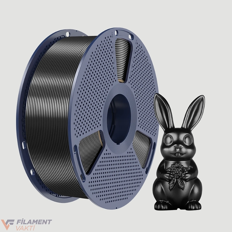Sunlu Silk PLA+ Filament - Siyah