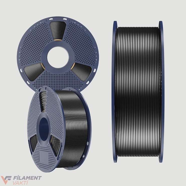 Sunlu Silk PLA+ Filament - Siyah