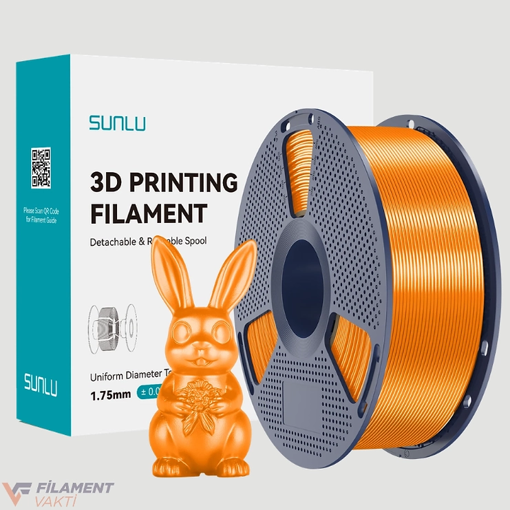 Sunlu / Jayo Silk PLA+ 1.75mm 1kg Turuncu