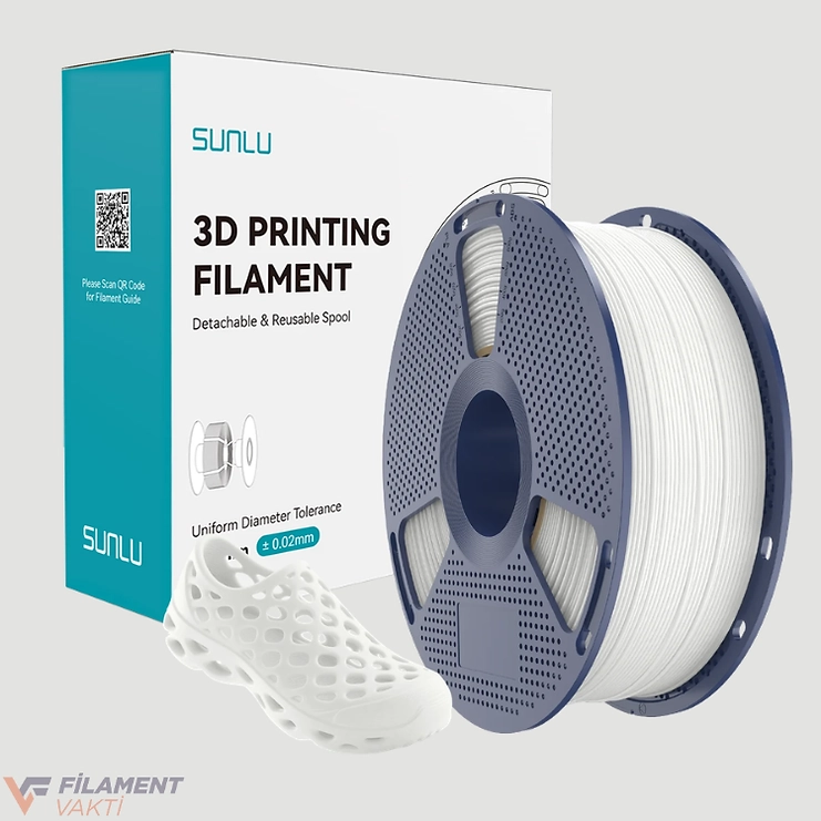 Sunlu TPU-95A Filament - Beyaz