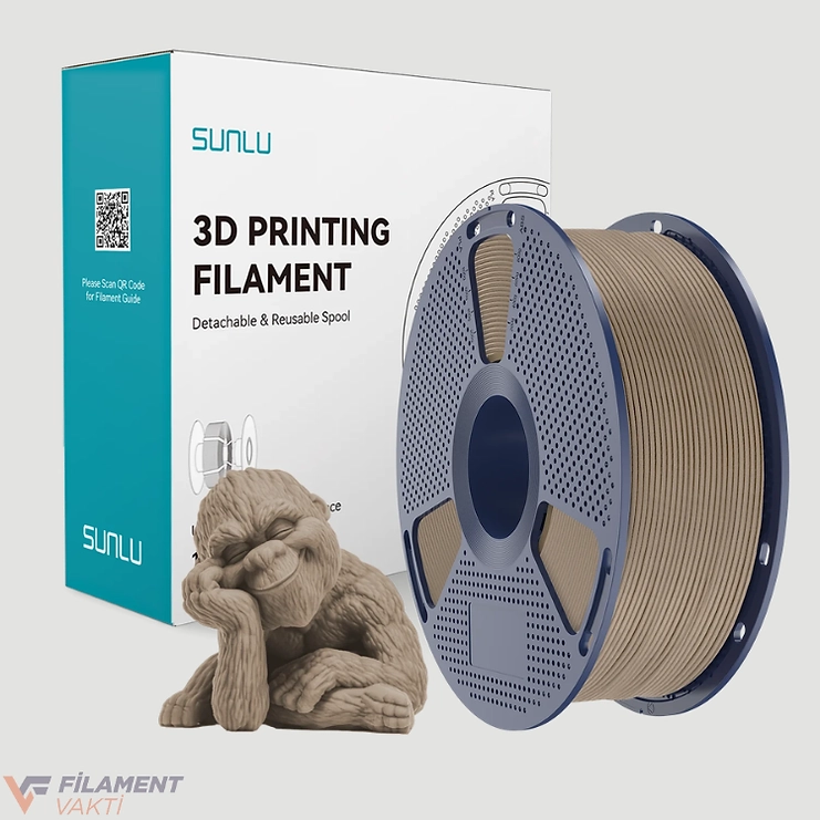 Sunlu Wood Ahşap PLA Filament - Ağaç